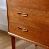 Vintage Scandinavian teak chest of drawers, Denmark, 1960