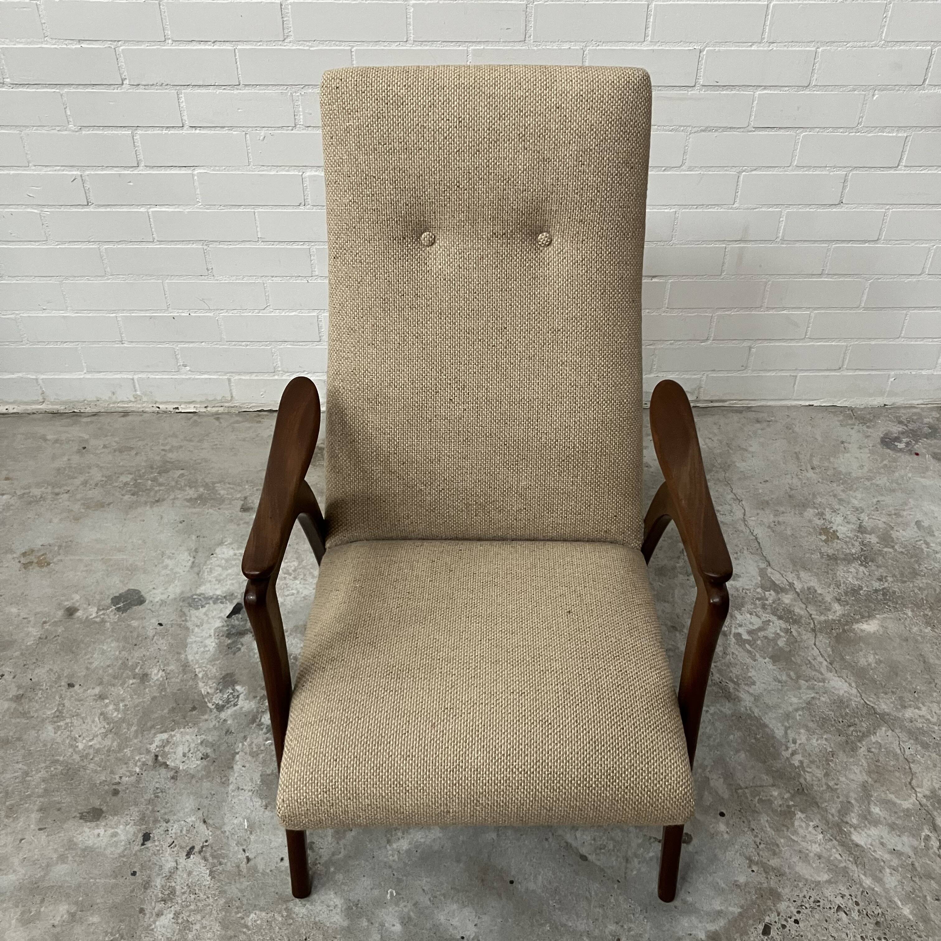 Fauteuil vintage en teck