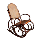 Rocking chair  en bois courbé