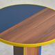 Handmade table made from recycled materials. Neoplasticism-style table.