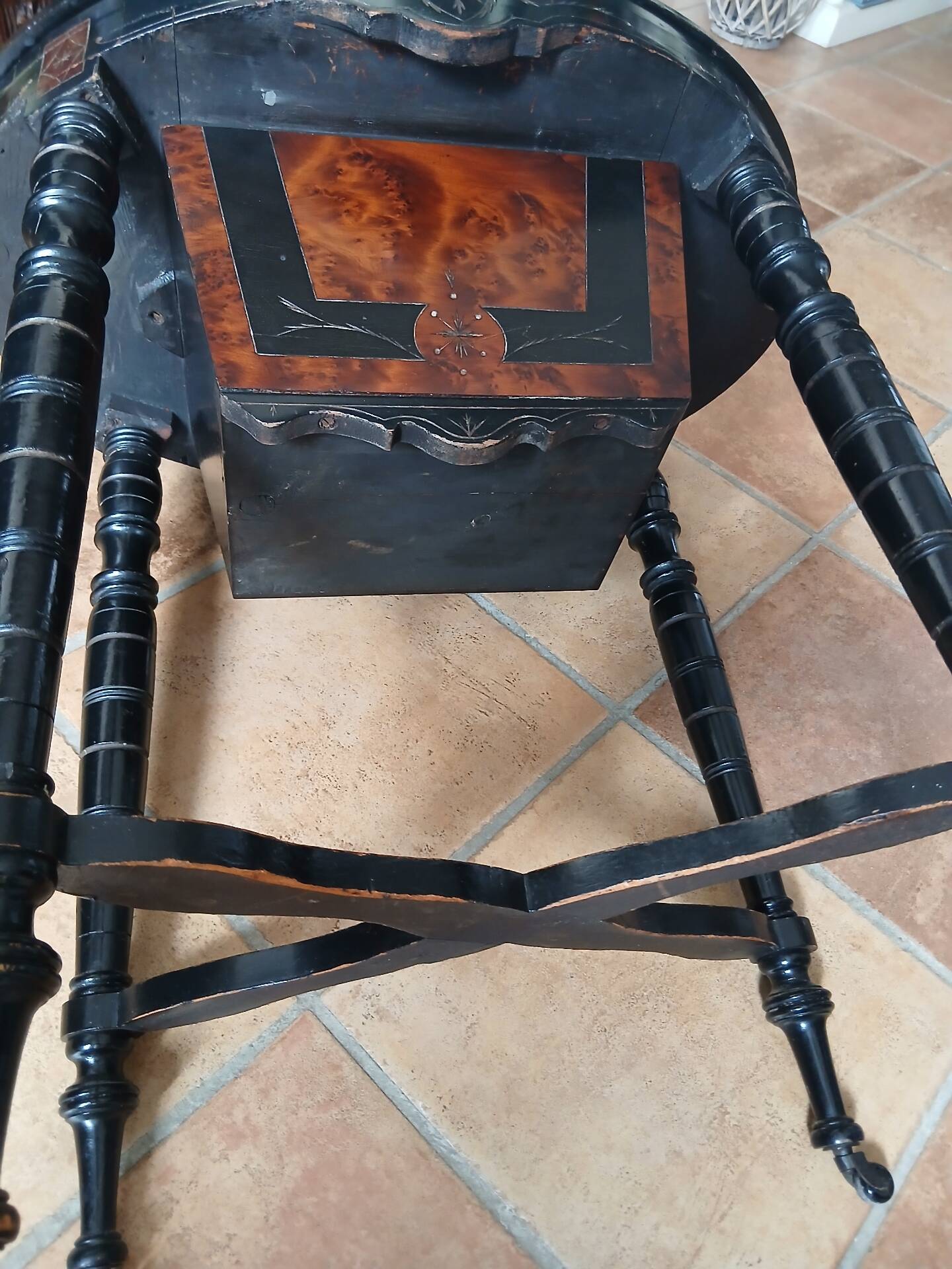 Victorian sewing table