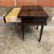 Antique Nightstand with Drawer, Macassar Wood, Mid 20th Century, Vintage