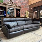 80s leather living room set
