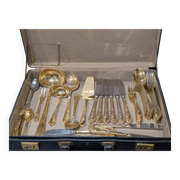 Luxury Cutlery Set Solingen SBS Gold Plated with Fine Gold 23/24 Carats - 70 Pieces
