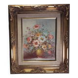 Flower bouquet painting