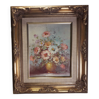 Flower bouquet painting