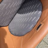 Joe Colombo Elda Longhi chair in cognac leather in new condition!