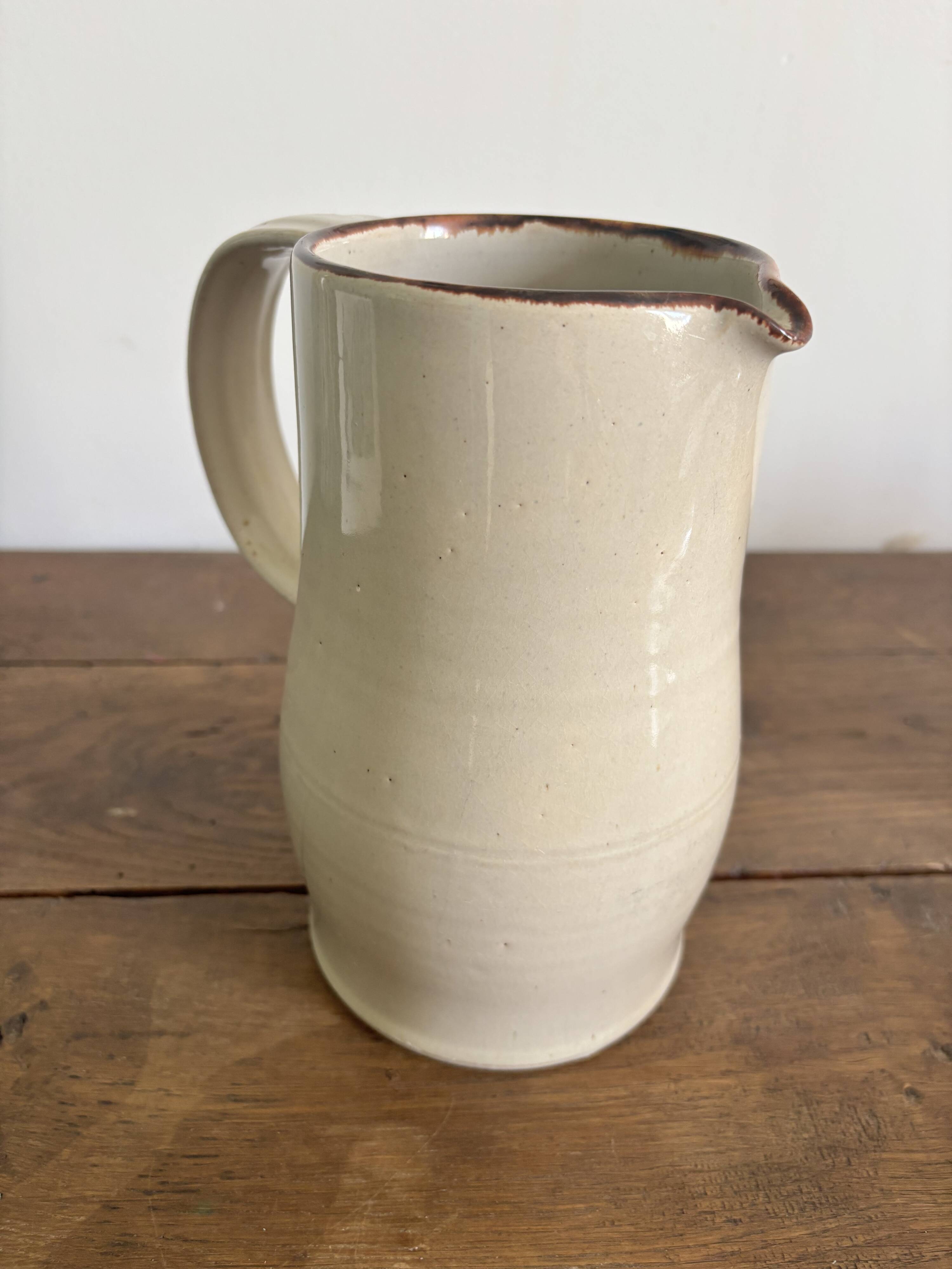 Vase ancienn en grès émaillé, marquée Arts Ceram Grand Feu