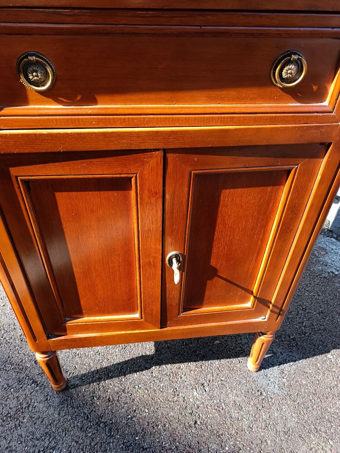 Old sideboard bedside Louis XVl style