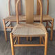Trio of chairs Annig Sarian for Tisettanta 80s
