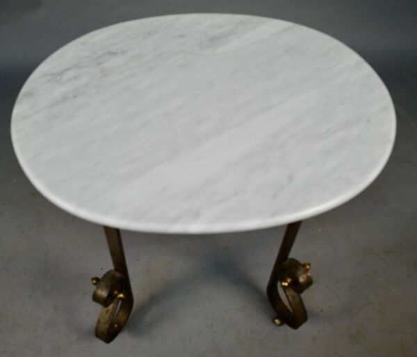 Desserte art deco dessus marbre
