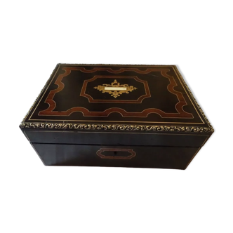 Coffret à bijoux Napoleon III  Boulle XIX