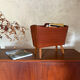 Vintage Scandinavian teak magazine rack
