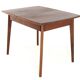 Table à manger rectangulaire extensible en teck - design néerlandais mid-century moderne