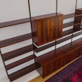 Rosewood Modular Wall Unit by Kai Kristiansen for FM Møbler, 1960s