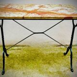 Bistro table marble top