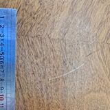 Table de jeu Henredon avec motif de toile d'araignée sur le dessus