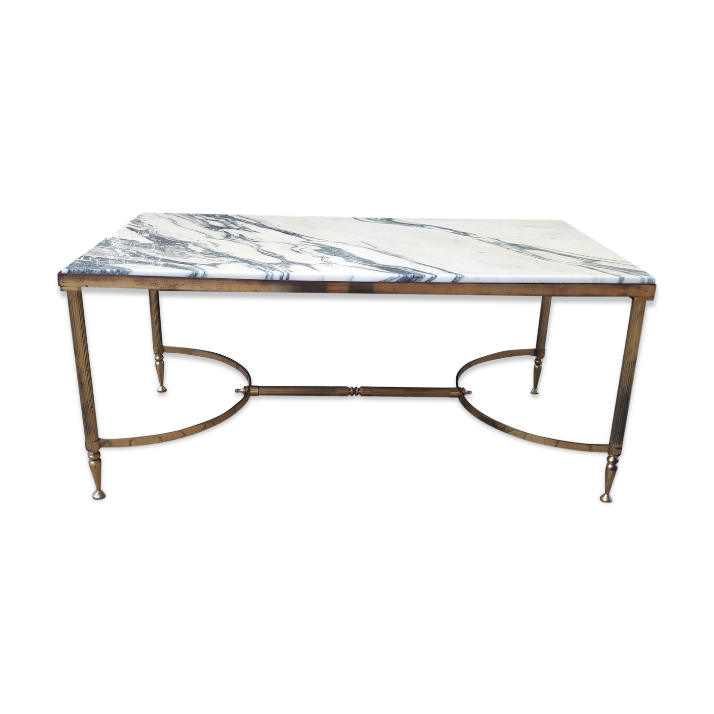 Table basse en marbre années 60