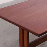Table basse vintage en teck danois milieu du siècle 50er 60er