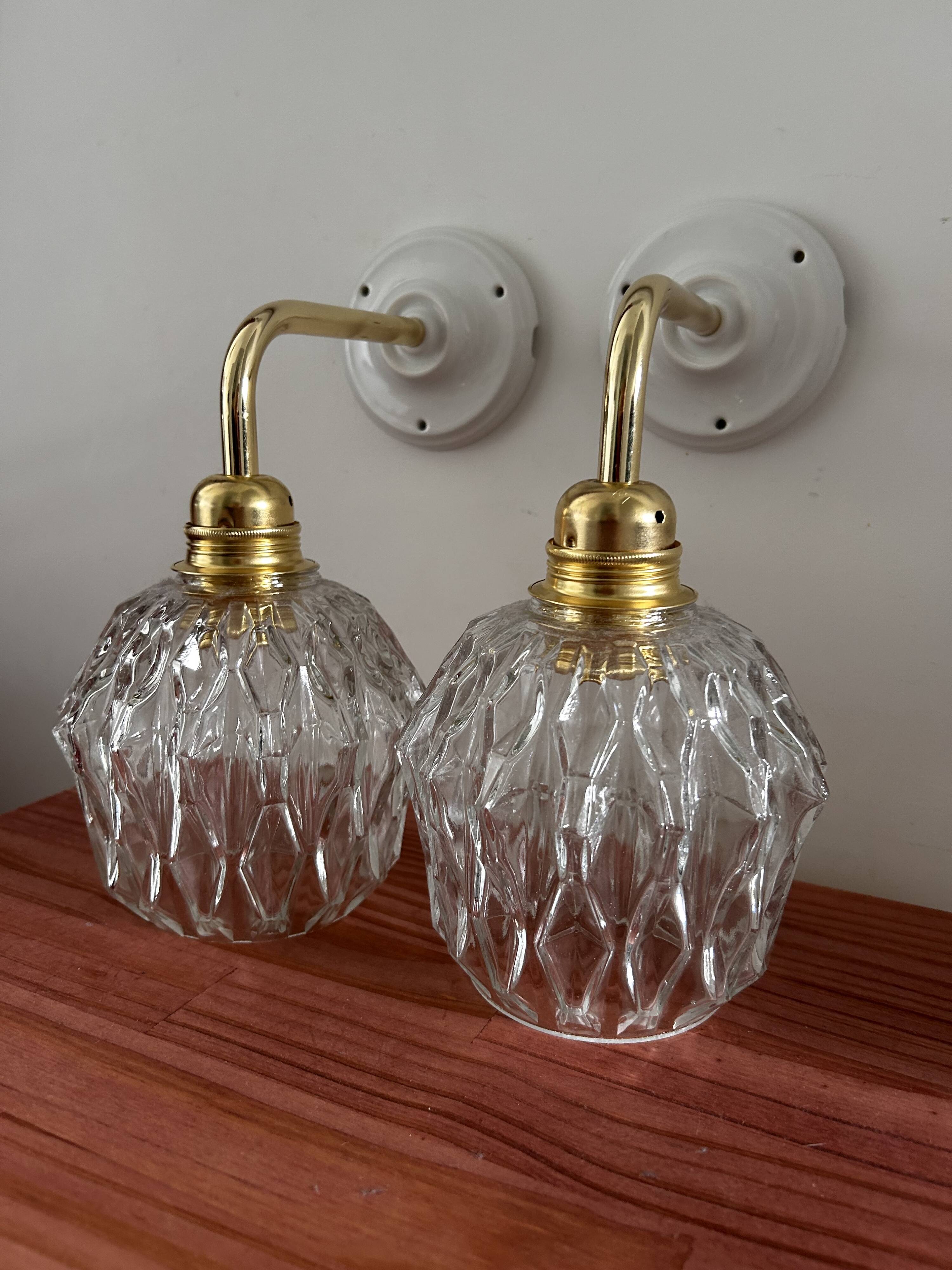 Pair of vintage wall lights
