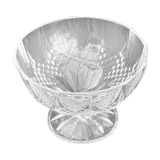 Compotier cup on foot flat servant cup pedestal crystal