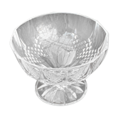 Compotier cup on foot flat servant cup pedestal crystal