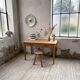 Bureau placage chêne 1950