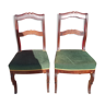 Paires de chaises de style Charles X