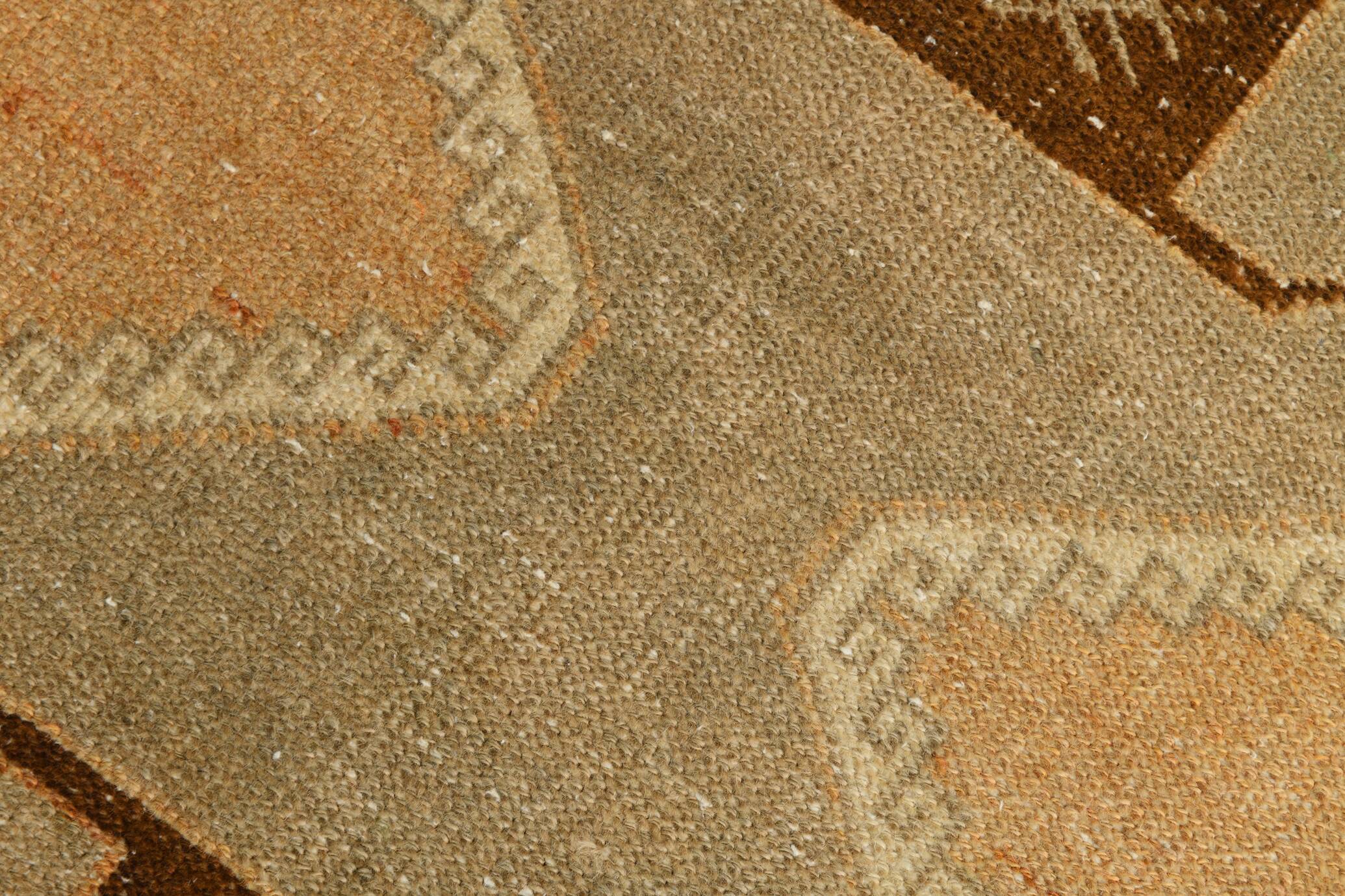Tapis de couloir vintage taupe, 92 x 321 cm