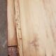 Old curved travel trunk, in pine, stripped 98x60x65