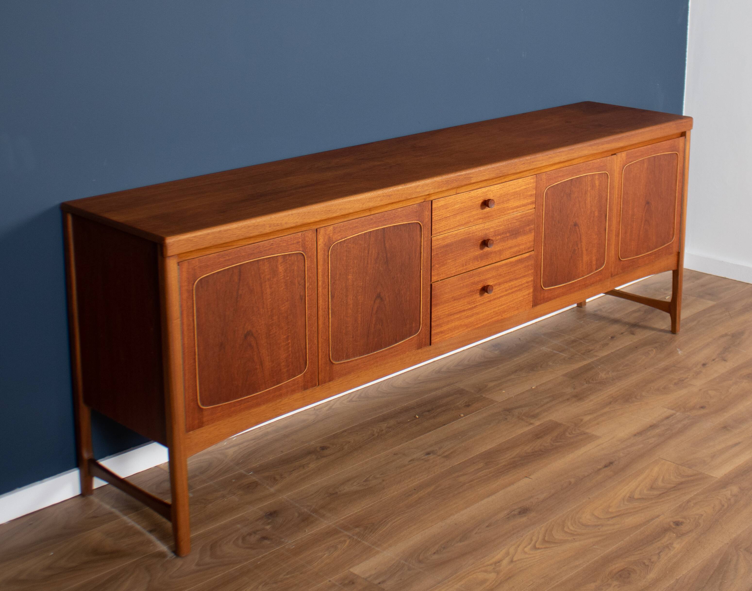 Enfilade retro teck 1960s mid century Nathan