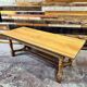 Solid oak farmhouse table