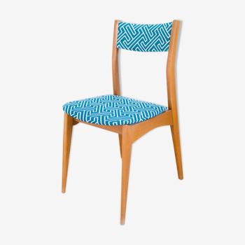 4-Pack geometric fabric chairs