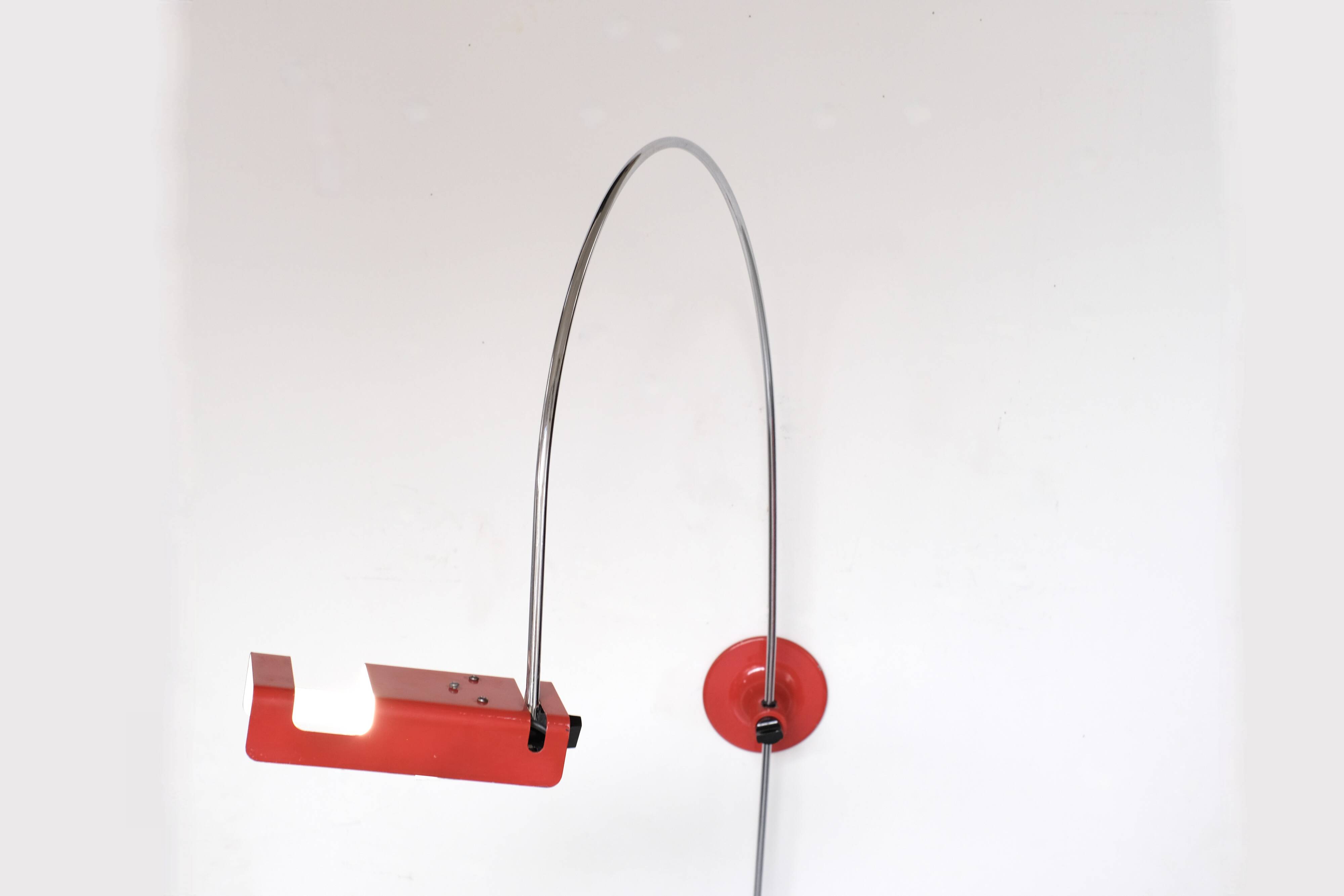 Spider Wall Lamp by Joe Colombo for Oluce - 1960s