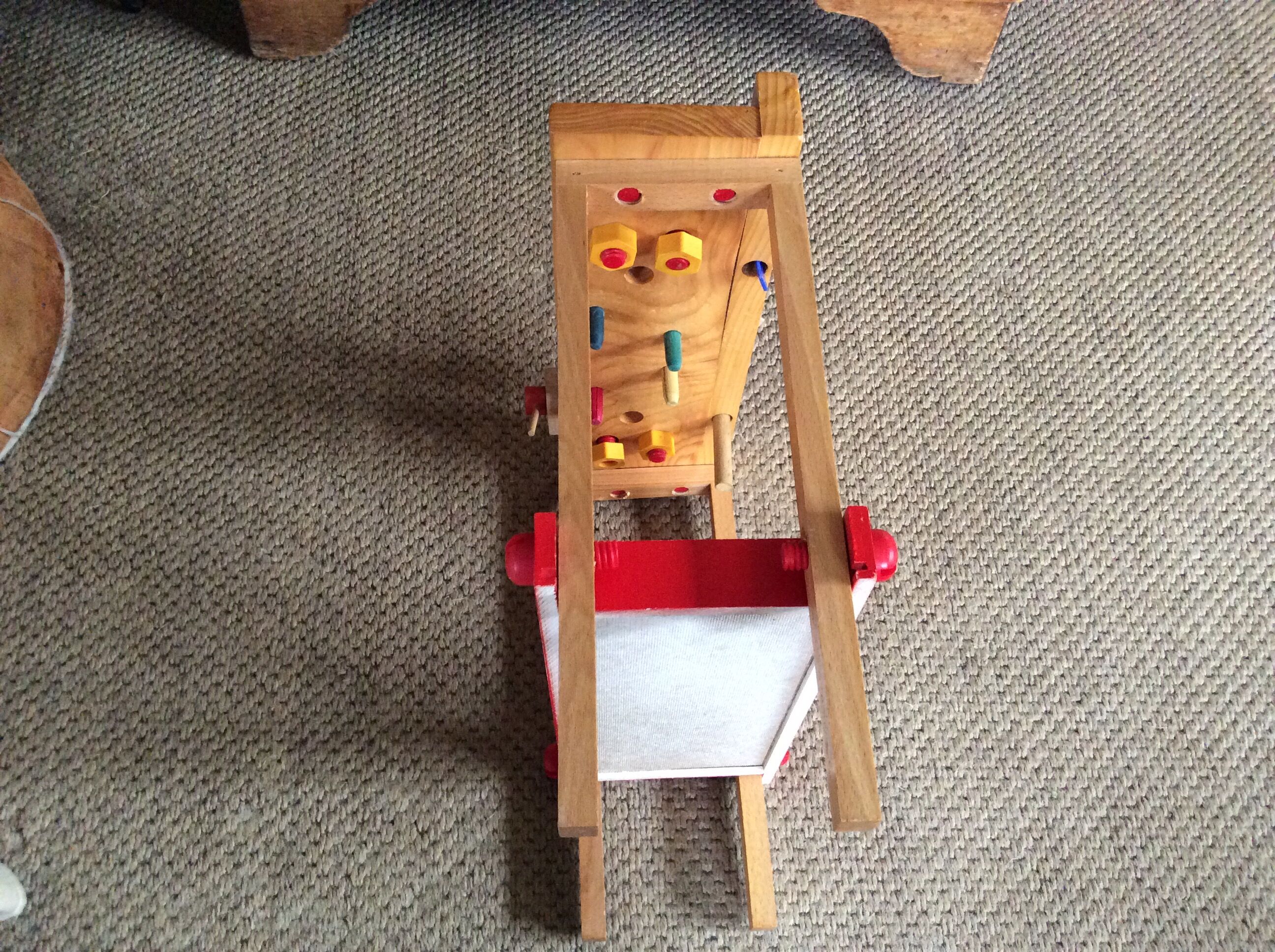 Child wooden workbench