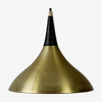 Vintage mid-century brass lamp