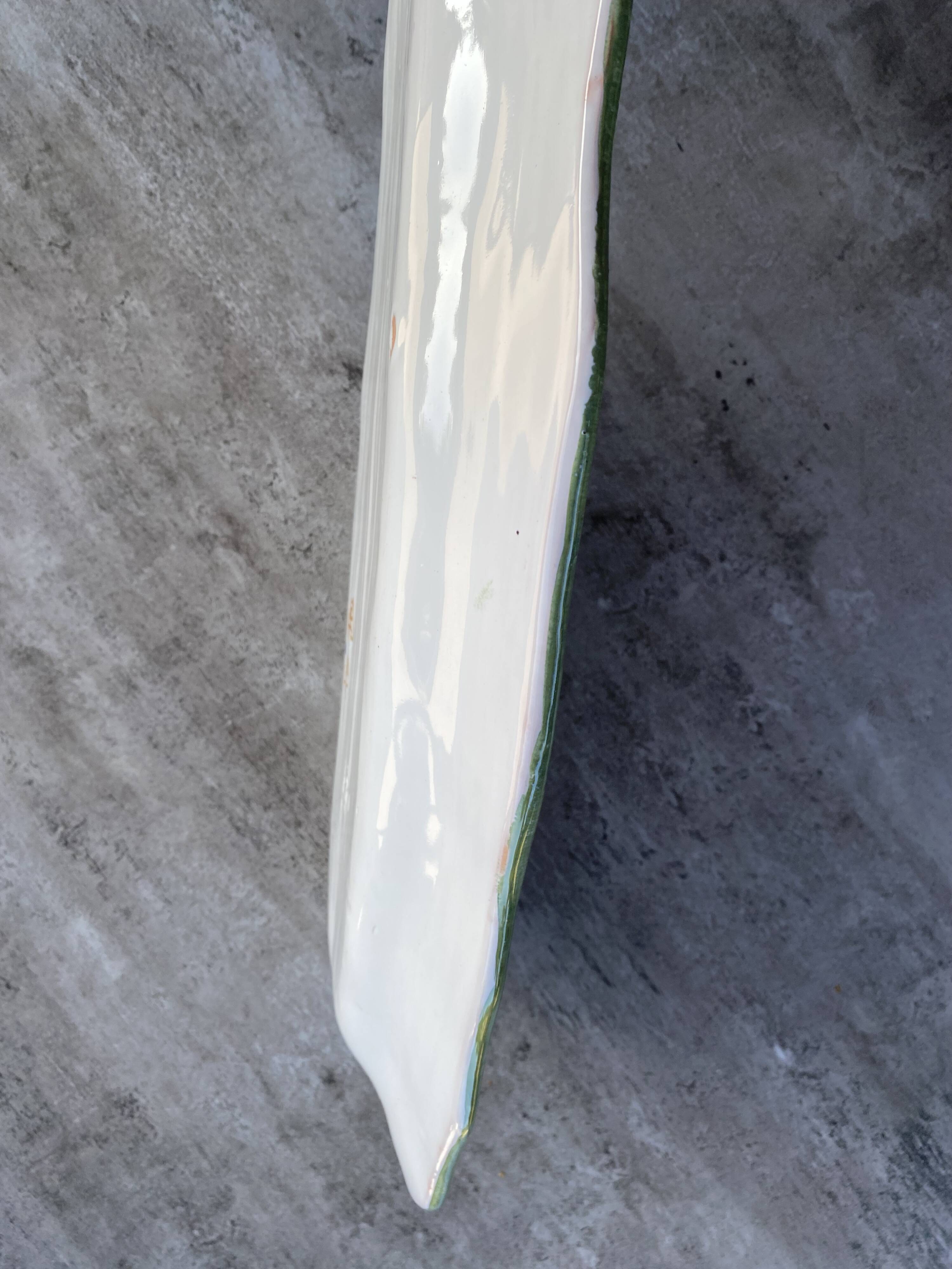 Very large decorative dish in Limoges earthenware