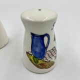 Salière et poivrier en céramique