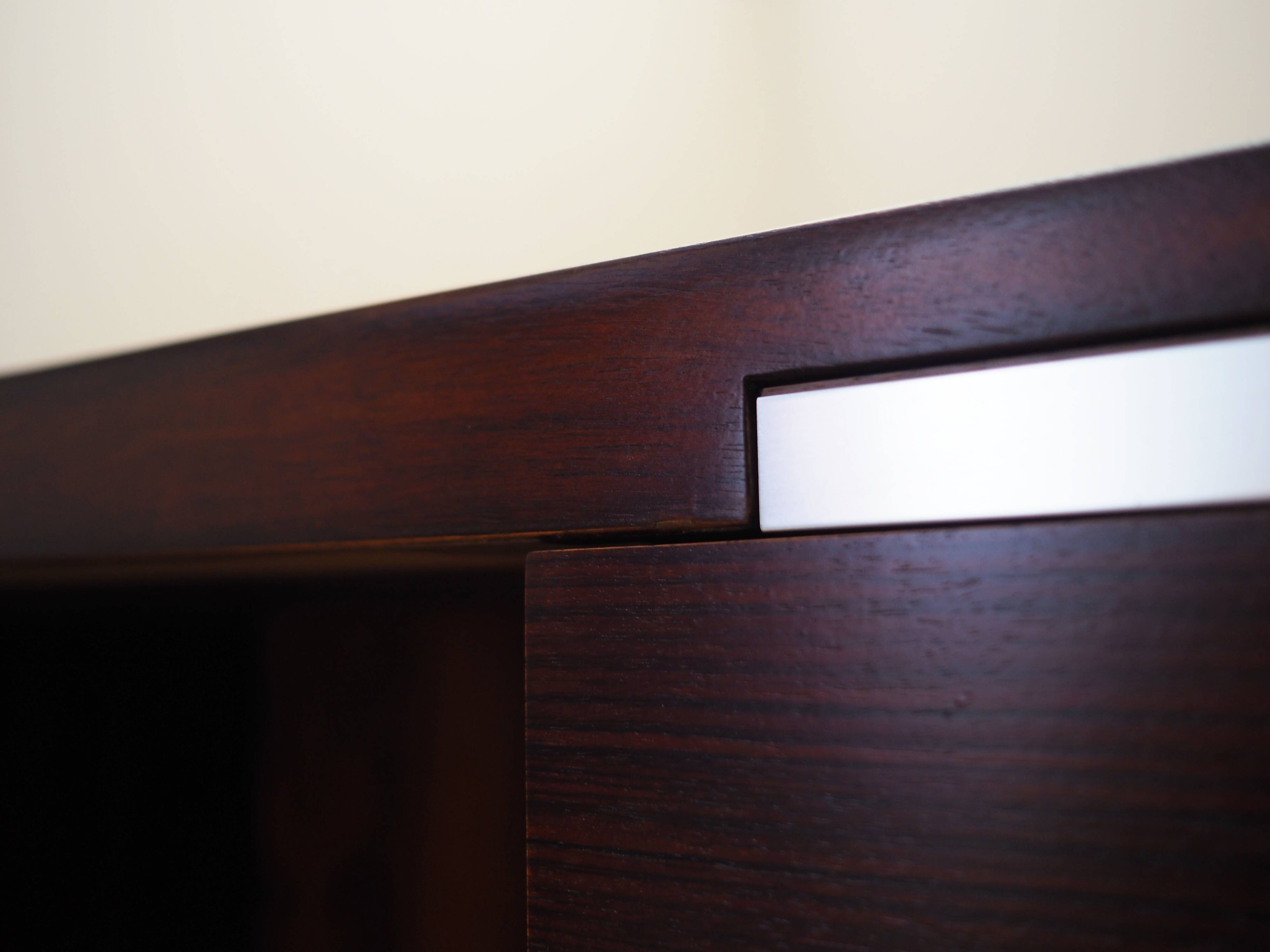 Bureau en palissandre, design danois, années 1970, designer : Marius Byrialsen, fabricant : Nipu Møbler