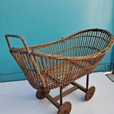 Vintage wicker pram