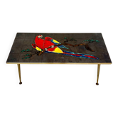 Vintage ceramic coffee table signed Denisco – 1960s/70s