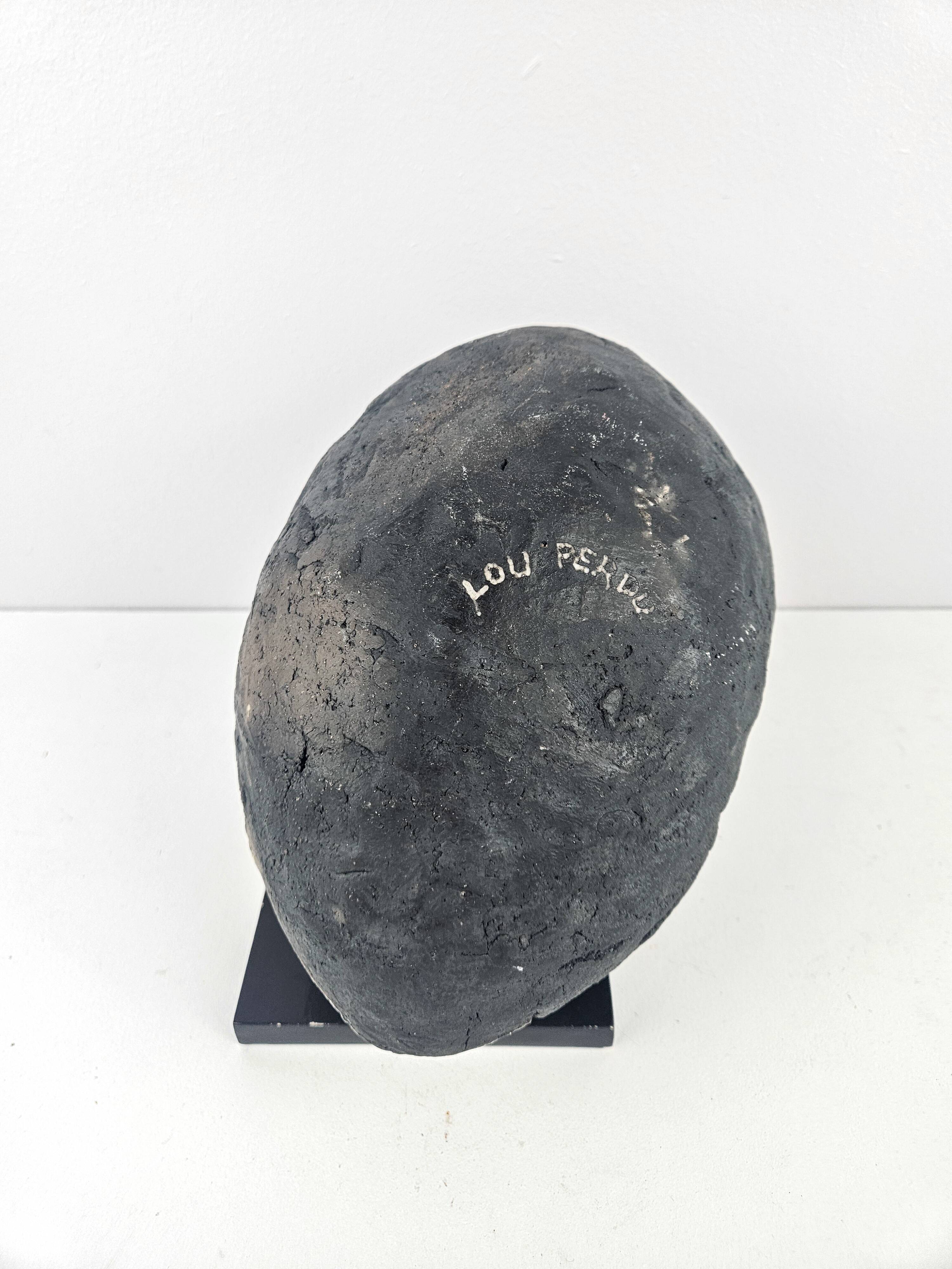 Lou Perdu - Ceramic head - 20th century
