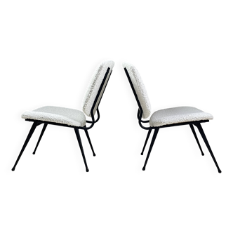 Pair of 1950s armchairs, France