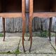 Pair of vintage Louis XV style bedside tables, wood, vintage, 60s