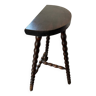 High tripod saddle stool