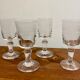 Set of 4 bistro glasses early XX century
