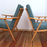 Czechoslovakian Armchairs from TON, 1960s, Set of 2