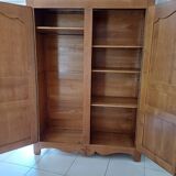 Solid oak wardrobe