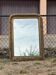Large gilded sculpted Louis-Philippe mirror, mercury 104x77cm