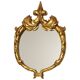 Classic Gold-Leaf Gilded Baroque Acanthus Mirror 45cm